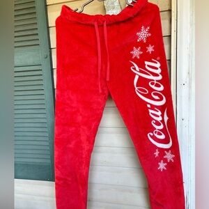 Coca-Cola Snowflake Holiday Joggers